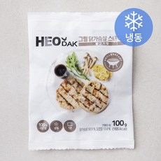허닭 그릴 닭가슴살 스테이크 불고기맛 (냉동), 100g, 1개