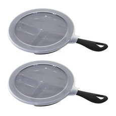센스 손잡이 나눔식판 2p + 덮개 2p, 블랙, 1개 블랙