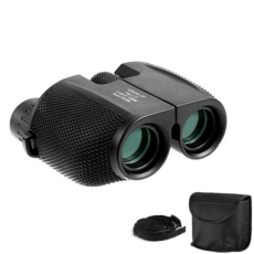 Viewcon 韓國高倍率 10x 25 雙筒望遠鏡, 黑色（黑色）