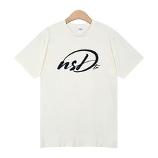 NSD 17수 캘리 사인 빅로고 반팔 티셔츠