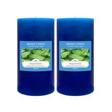 香氛蠟燭 570g, 薄荷, 2個