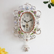 플라워벽시계