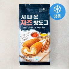 현대 시나몬 치즈 핫도그 5개입 (냉동), 400g, 1개