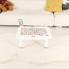 Miru 世界旅行骰子遊戲桌5段高度調節折疊式多功能遊戲桌, 白色