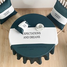 방수원형테이블보