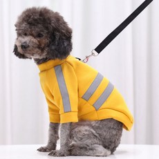 블루팩토리 강아지 형광 티셔츠 BF112, 옐로우