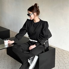 女用遮陽帽衛衣+褲子套裝 春季版