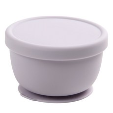 Dailylike Bon Bon 矽膠吸盤學習碗, 薰衣草紫, 1個