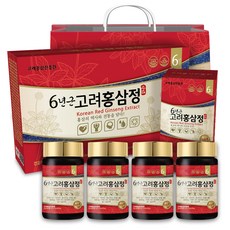 고려홍삼진흥원 6년근 홍삼정 + 쇼핑백, 240g, 4개 - 인삼추출물