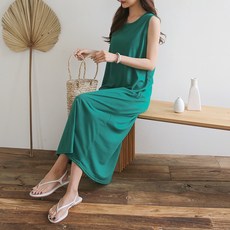 린넨민소매원피스