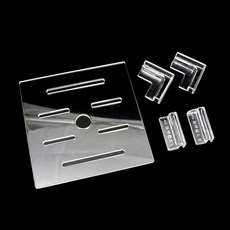 Mimineaqua 魚缸水槽4t壓克力蓋 30立方用+固定夾 4入組, 1套, 單色
