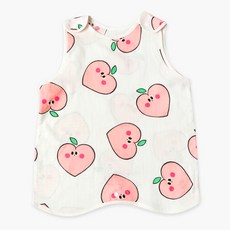 여름수면조끼 아동용 핑크피치 더블거즈 수면조끼