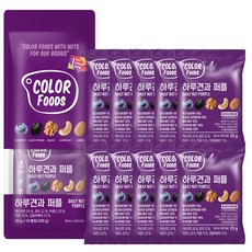 COLORFOODS 하루견과 퍼플 믹스넛, 20g, 10개