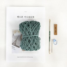 러브컨츄리 핸드폰 미니 네트백 DIY 세트, 1세트, 620 민트