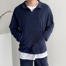 뽀글이 남성용 플리스 아노락 맨투맨