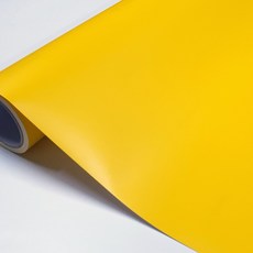 데코미 칼라 단색 시트지, 노란색, 50 x 250 cm