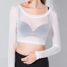 T&COOKIE女款網眼透氣短版高爾夫打底衣 DT0805
