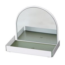 VWY 거울 화장품 정리 선반, 화이트, 1개