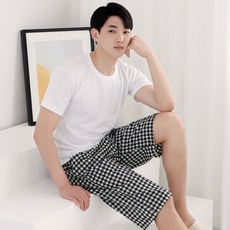 남자검은색내복하의