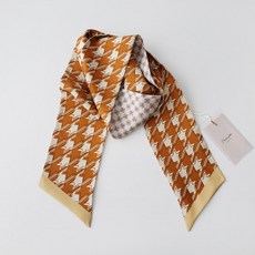 BABISOO Silk 100 Cellhound Maxi 長繫帶圍巾