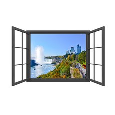 창문풍경스티커