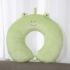 몬드스팟 애니멀 푹신 U자형 목베개 MO699, 그린