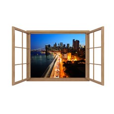 창문풍경스티커