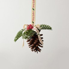 Sonio松果聖誕節室內裝飾裝飾, 11 原象牙, 1個