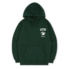 언탭트 남성용 빅사이즈 UTD 기모 후드티셔츠