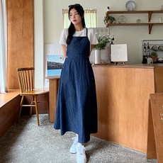 엔비룩 하티콘 생지 통기성 원피스