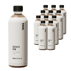 달차 검정보리 페이크 라떼, 410ml, 12개