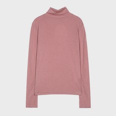미쏘 여성용 베이직 목폴라 티셔츠
