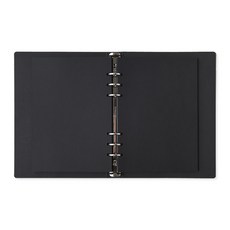 모노라이크 A5 6공 베이직 스크랩북, 블랙, 30매