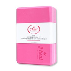 J heal Premium Homet EVA 硬瑜伽塊 290g, 時尚粉紅色