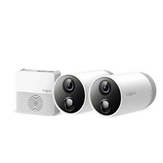 티피링크 스마트 무선 보안 충전형 카메라 시스템 + 카메라 2p 세트 Tapo C400S2