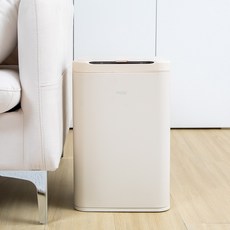 보아르 컴플릿 자동 센서 쓰레기통 냄새차단 20L, 베이지
