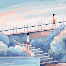 피포페인팅 DIY 풍경화 그리기 세트, 이모션