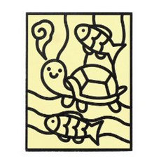 minhwashop Minhwa箔紙藝術貼紙, 20個, 龜