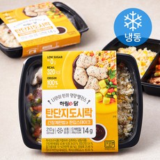 하림e닭 탄단지 도시락 간장계란밥과 한입스테이크 (냉동), 210g, 2개