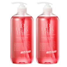 로더렛 인 잉글랜드 컬러핏 바디 워시 체리 플뢰르, 2개, 1L 2개, 1000ml