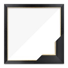 Nuni 框架樹脂細邊織物類型珠寶十字繡框架 40 x 40 厘米 SF20, 黑色的