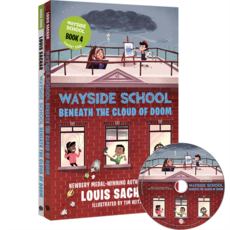 Wayside School Beneath the Cloud of Doom 웨이사이드 스쿨 + 워크북 + MP3 CD, 롱테일북스, 4권