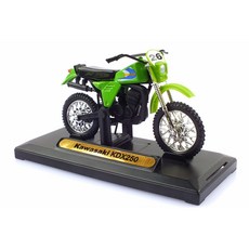 MOTORMAX 1:18 레프리카 가와사키 KDX250 오토바이 모형 MTX057031GR, 그린