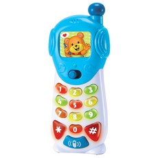 Winfun 兒童玩具電話, 數字按鈕會發光，有音響效果和英語短語, 電話