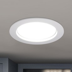 원하 고정형 등기구 매입등 다운라이트 주광색 플리커프리 110g, LED12W, 1개