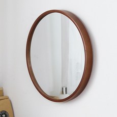 엠제이케이 슬림 원목 거울 300, 월넛
