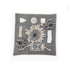  강아지 스너플매트 사각 노즈워크 700 x 700 mm, 그레이볼, 1개 