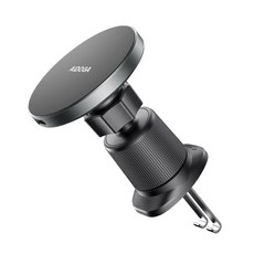 AIDOGA 艾迪伽 MagSmart系列 Qi磁吸無線快充電出風口車用手機支架 15W 1M, 鈦灰色, MAG-4121