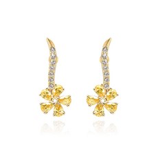 스와로브스키깃털귀걸이