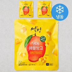 설빙 애플망고 (냉동), 100g, 3개
